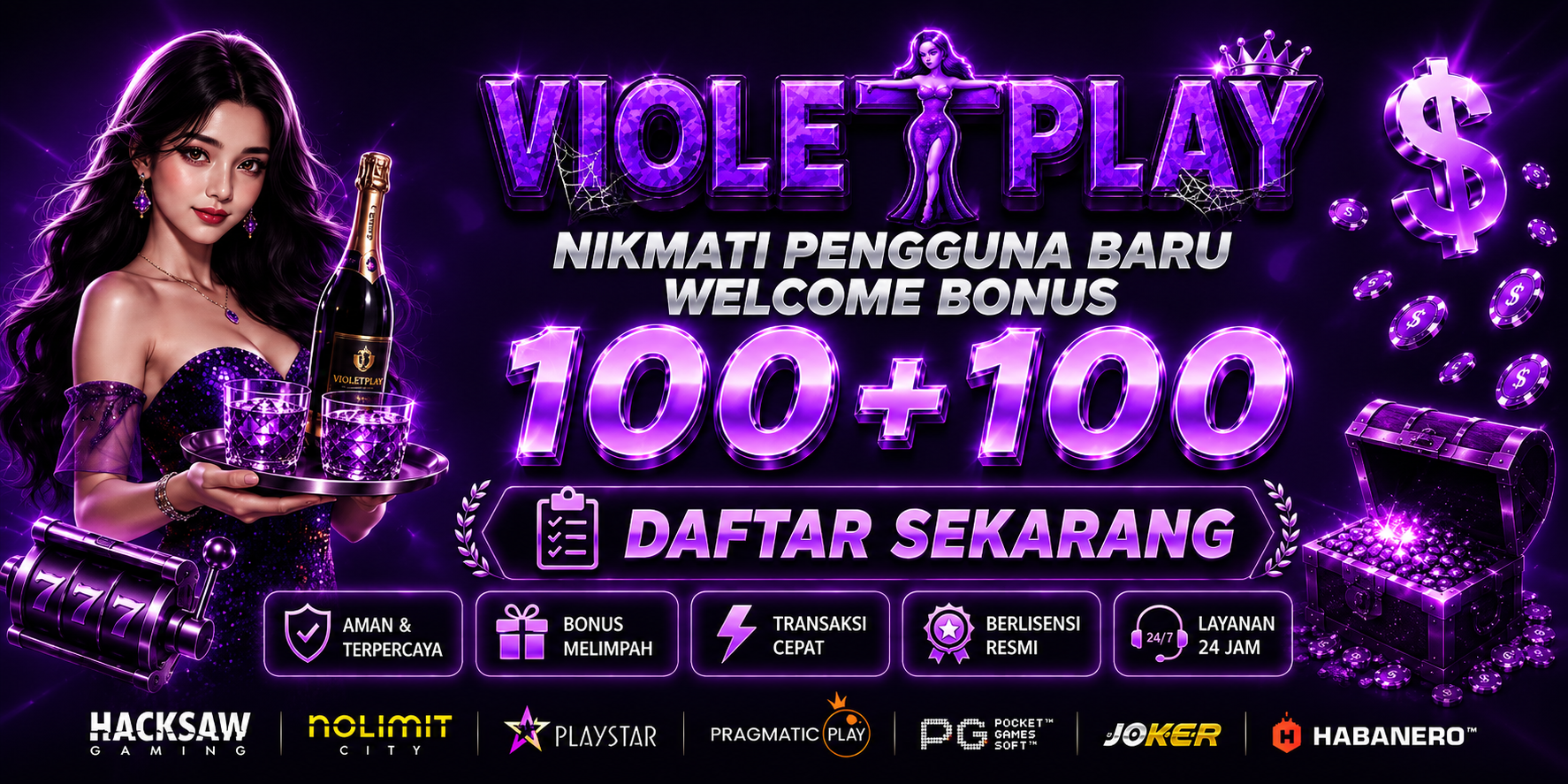 SLOT  – WELCOME BONUS 100% 